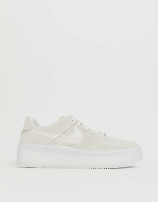 Nike Air Force 1 Sage Baskets Gris Asos