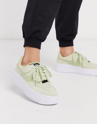 nike air force 1 sage trainers