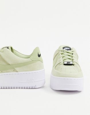 air force one green suede