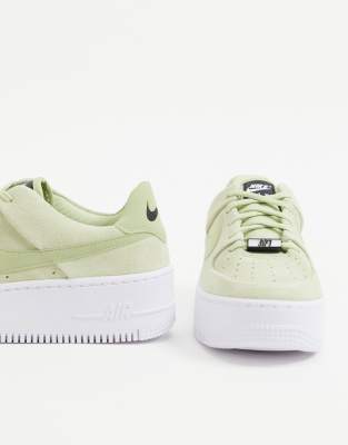 nike air force 1 green suede womens