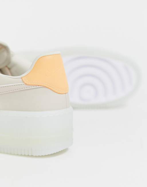 Nike air force 1 sage low lx store trainers in beige