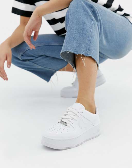 Nike Air Force 1 Sage Low sneakers in white | ASOS