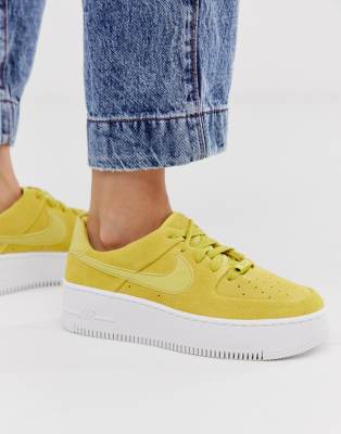 nike air force one sage low yellow