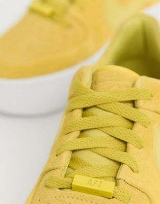 nike air force 1 sage low yellow suede