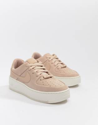 nike air force 1 pink suede