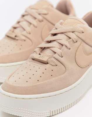 nike af1 suede pink