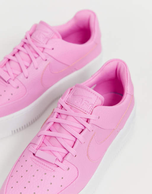 Nike air 2025 force basse rosa