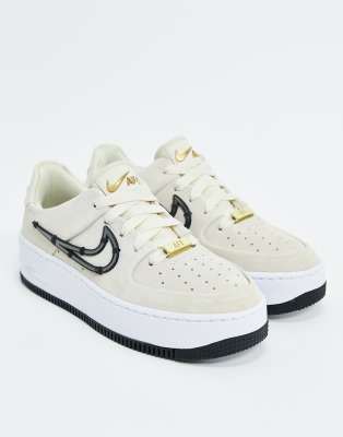 Nike Air Force 1 Sage Sneakers With 