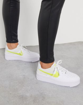 Nike Air Force 1 Sage trainers in white 