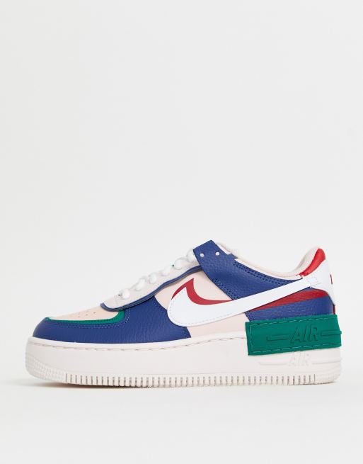 Nike air force discount rose et bleu