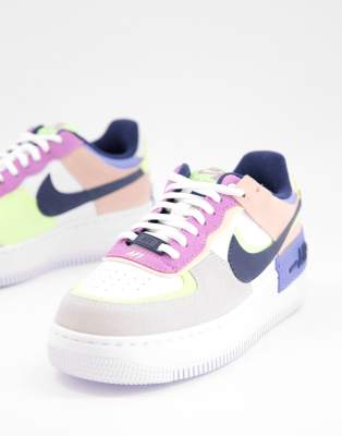 asos air force 1 shadow pastel