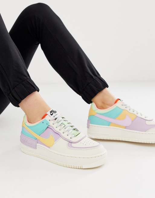 Nike Air Force 1 Shadow Baskets Pastel