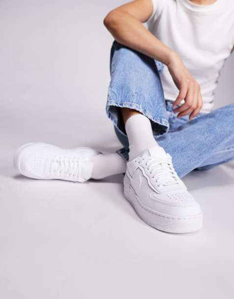 Nike – Air Force 1 Shadow – Białe buty sportowe - view 1
