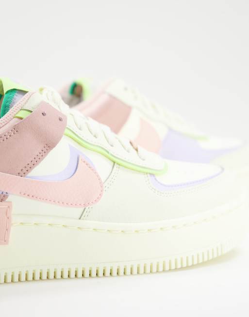 Nike Air Force 1 – Shadow – Biało-pastelowe buty sportowe, 4 z 4