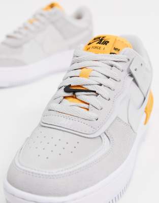 nike white and orange trainers