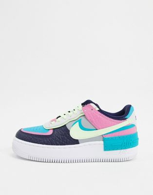 colourful nike sneakers