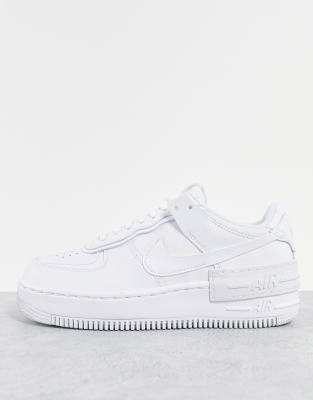 Nike - Air Force 1 Shadow - Sneaker in Dreifach-Weiß