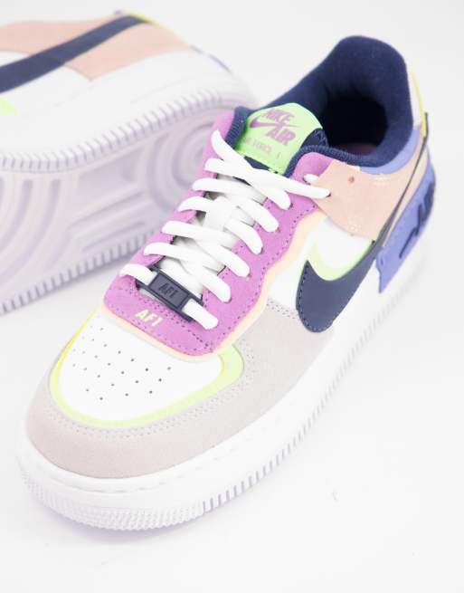 Nike â Air Force 1 Shadow â Sneaker in Grau und Pastellfarben | ASOS