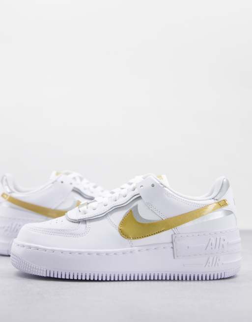 Nike air force hot sale 1 shadow gold