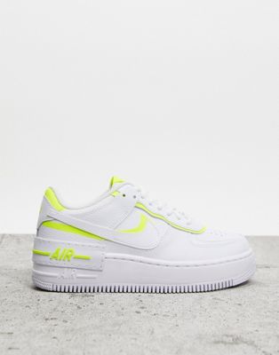 Nike Air - Force 1 Shadow - Sneakers bianche e gialle