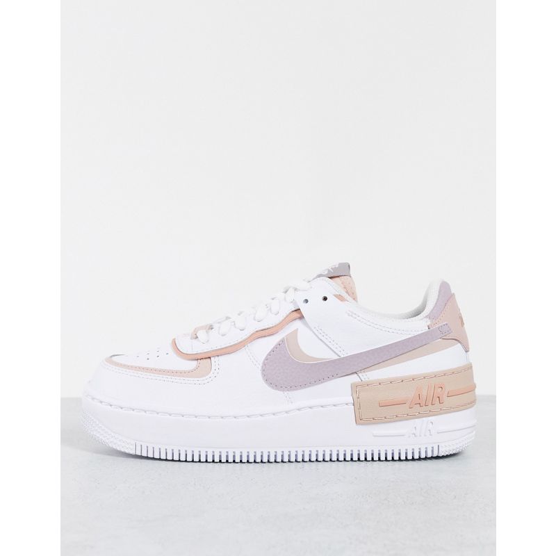 Activewear qPIoM Nike - Air Force 1 Shadow - Sneakers bianche e rosa Oxford