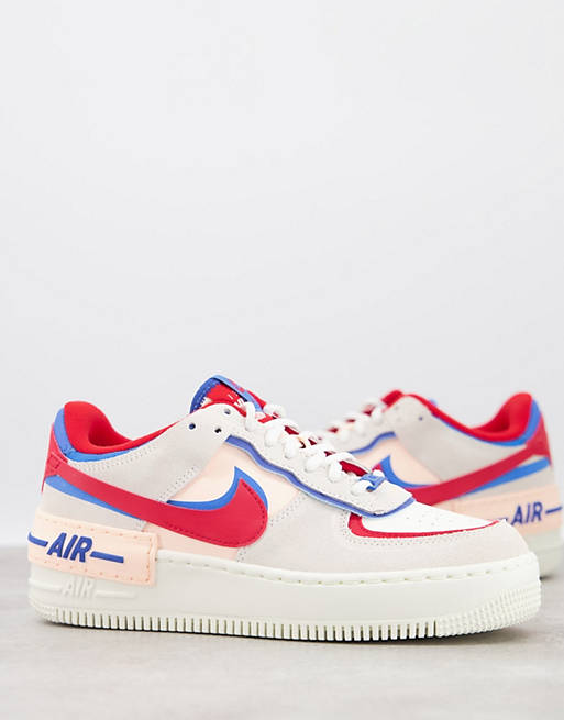 air force 1 blu rosso