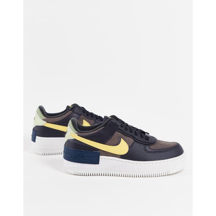 Air force 1 con baffo outlet nero