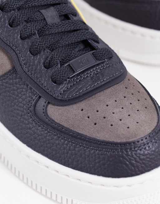 Air force 1 outlet nere e oro