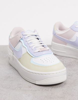 nike air force 1 shadow sneakers in pastel
