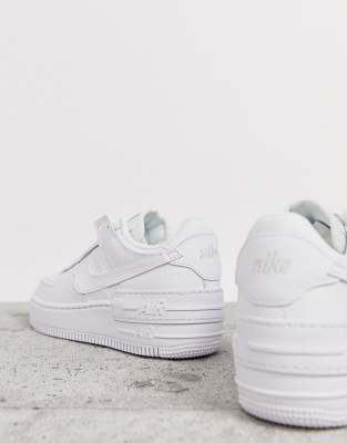 nike air force 1 shadow all white