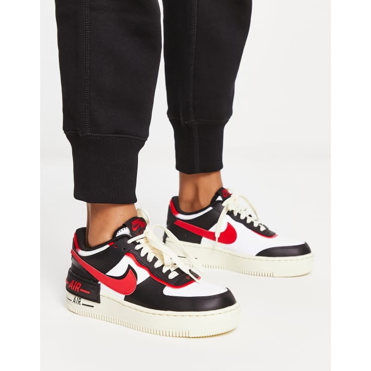 Nike Air Force 1 Low Shadow Summit White University Red Black (Women's)