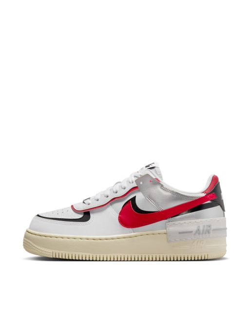 Air force 1 red black white online