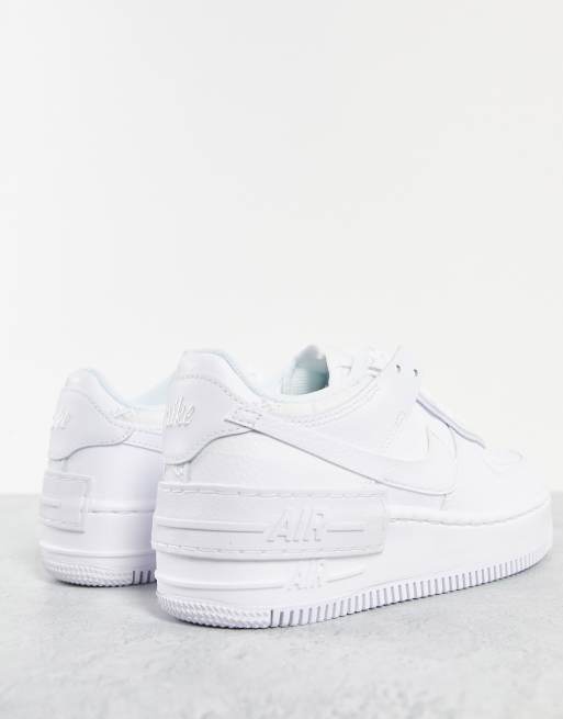 voor voor beton Nike Air Force 1 Shadow sneakers in white | ASOS