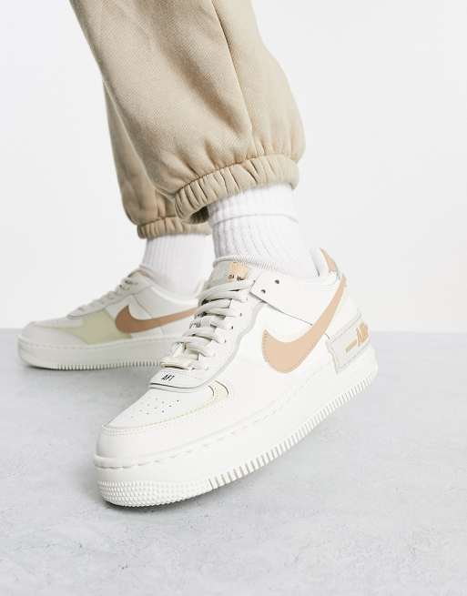 Nike air force cheap 1 dames bruin