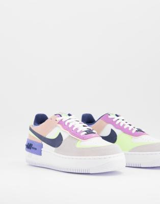 asos nike air force 1 shadow pastel