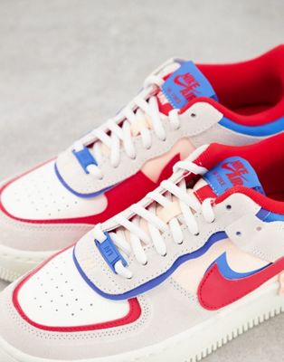 nike blue and red trainers