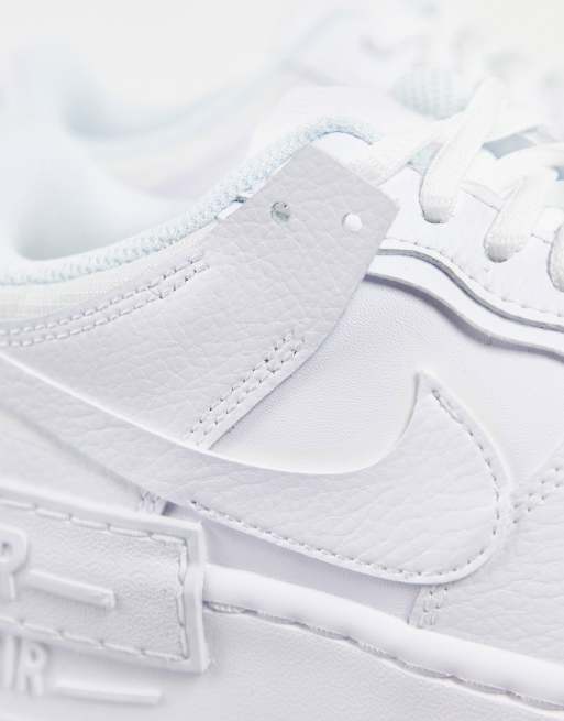 Nike women's air force 1 shadow sportstyle shoes - white/white hotsell