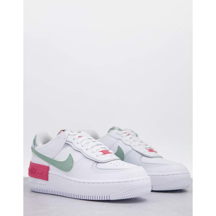 Air force 1 grey and pink sale