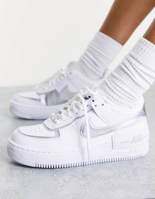 white and silver air forces