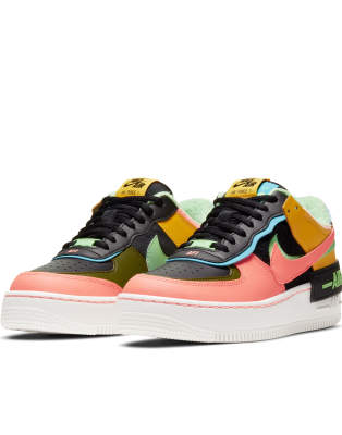 fluro yellow air force 1