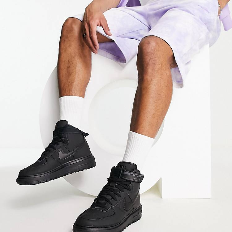 Nike 1 sneaker in triple black - BLACK | ASOS
