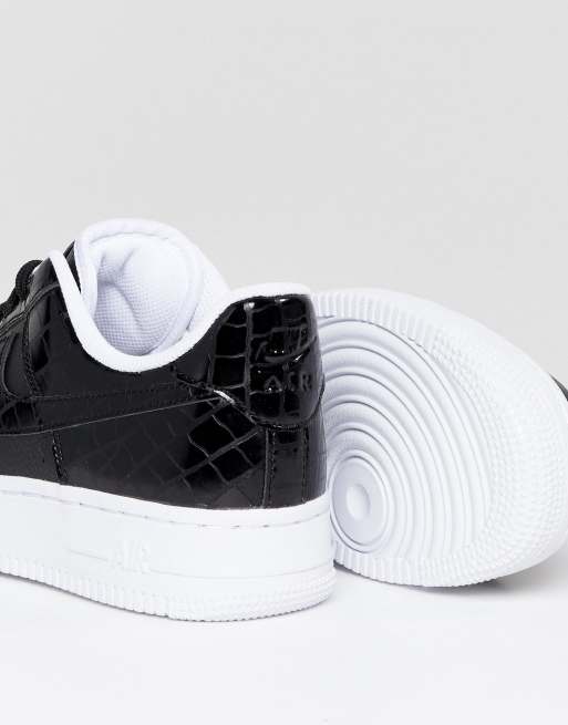 Nike air force store schwarz schlangenleder