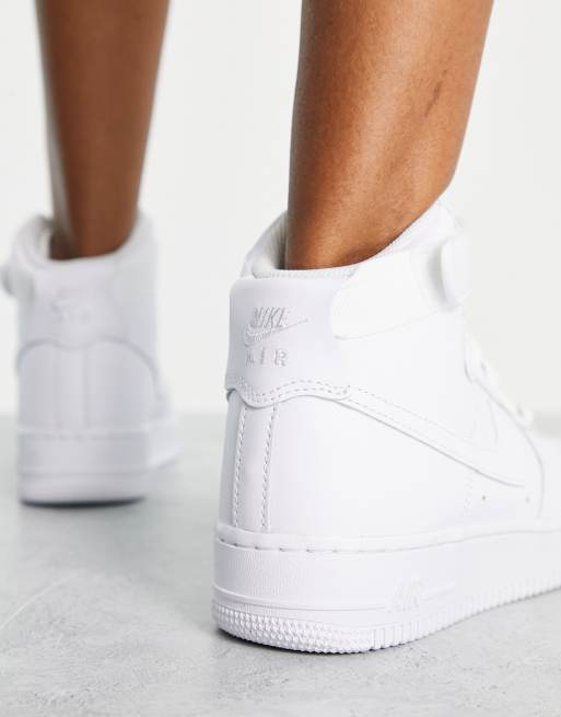 Nike Air - Force 1 - Sneakers alte triplo bianco, 2 di 4