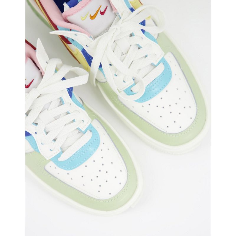Sneakers Scarpe Nike - Air Force 1 - Sneakers color crema vela e multicolore