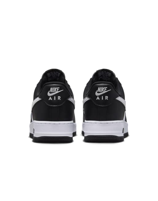 Nike Air Force 1 sneakers in black and white, 4 of 4