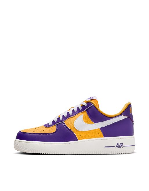 Air force 1 purple and sales gold