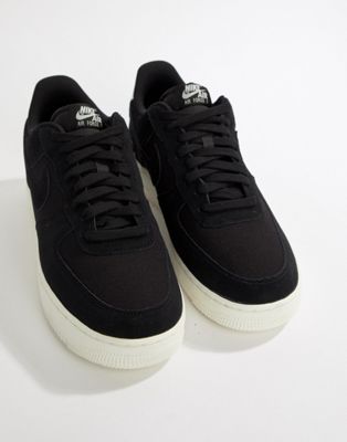 Nike - Air Force 1 - Sneakers scamosciate nere stile anni '07 AO3835-001 |  ASOS