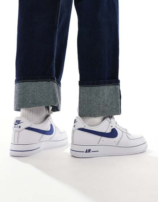 Nike Air Force 1 sneakers with contrast stitch detail in