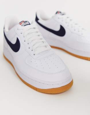 Nike Air Force 1 sneakers with navy 