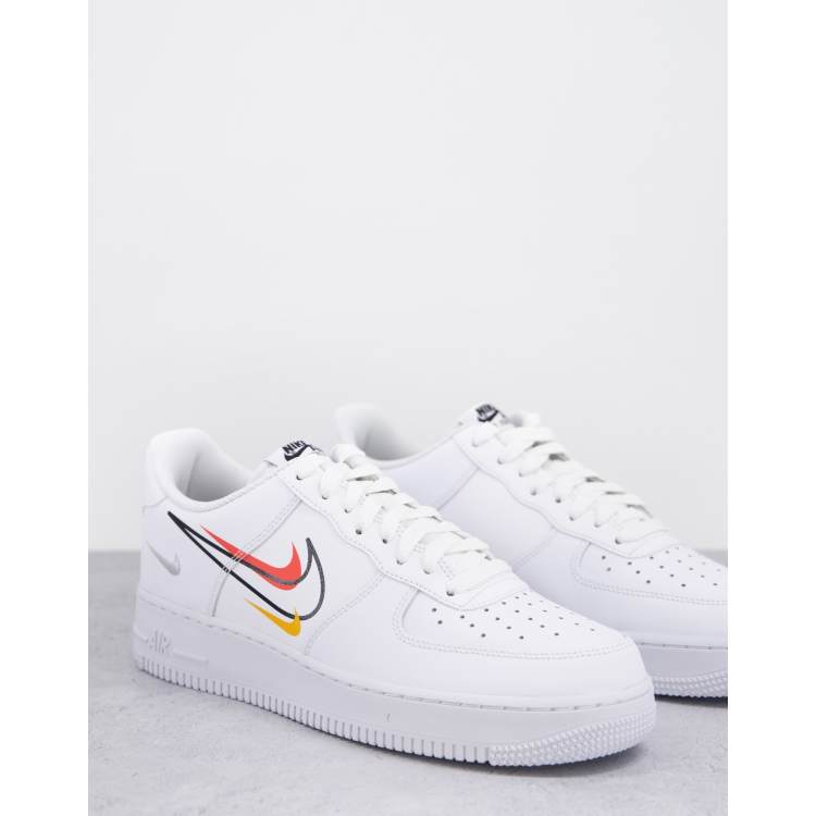 Nike air force blanc et orange hotsell